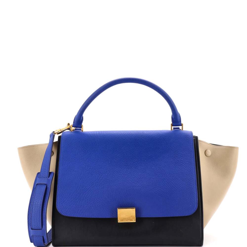 Celine Tricolor Trapeze Bag Leather #364712C73B